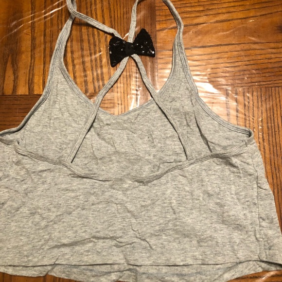 VS grey cropped tank. Size S. Sleepwear. - Picture 2 of 5